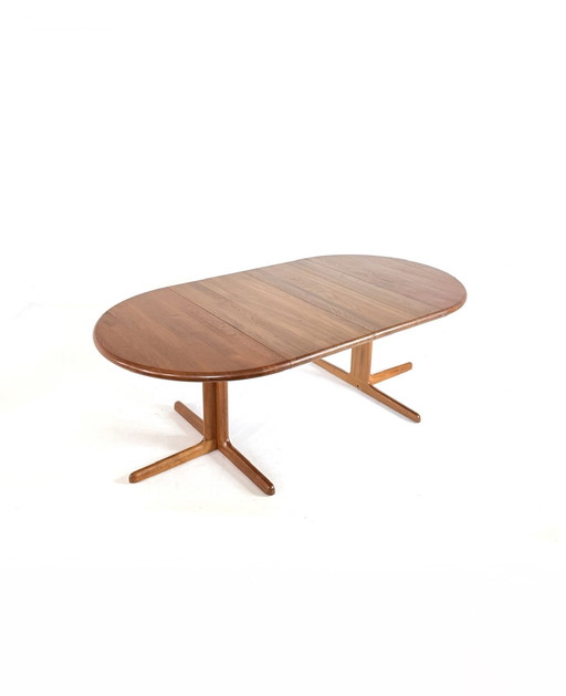 Table à manger extensible vintage danoise, Langeskov Furniture Factory '70