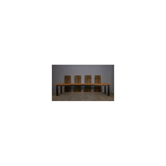 Image 1 of Vintage table in brushed fir, 1970