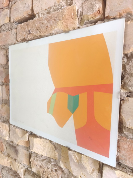 Litografía Pop Art Torso Eduard Micus años 60