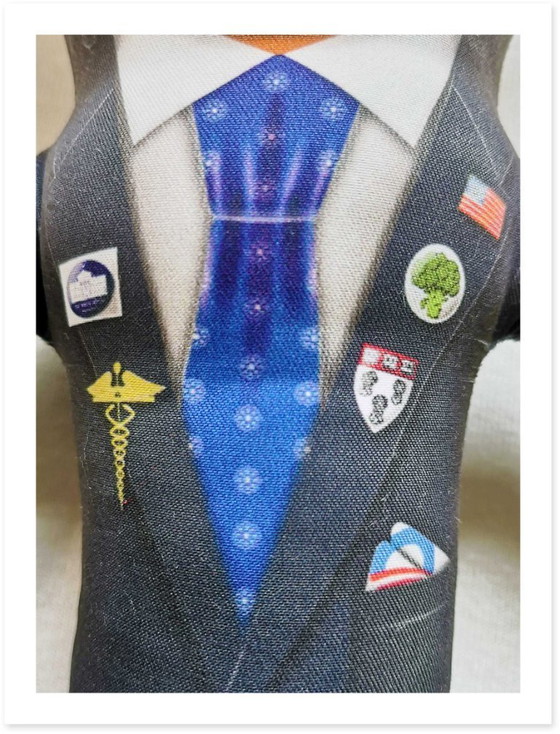 Image 1 of Super Obama Geschenk | Superhelden-Obama-Kunstpuppe | Pop-Art-Barack-Obama-Dekoration | Comic-Sammlerstück