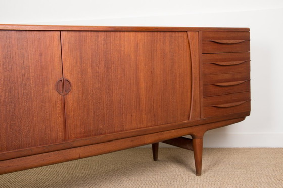 Image 1 of Large Danish teak sideboard, Model U15, by Johannes Andersen for Uldum Mobelfabrik, 1966