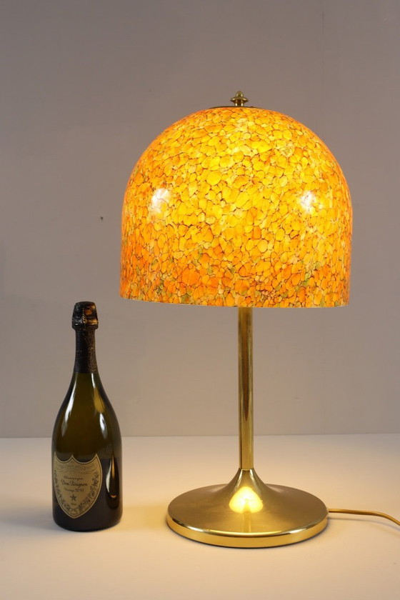 Image 1 of Mid Century paddestoel lamp/tafellamp van Peil & Putzler, Duitsland, jaren 1970