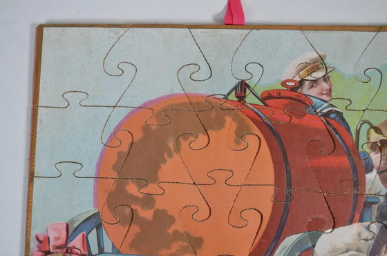 Antique Toy n.k Paris France Circa 1910 Box of 3 Puzzles – Decorative Objects, Wood (photo 9 of 13)