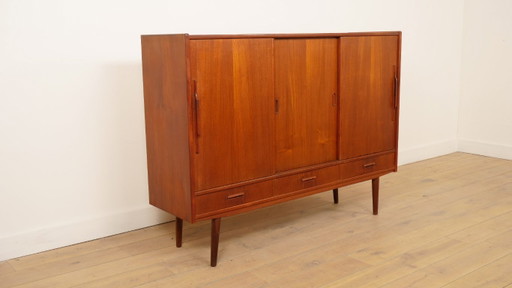 Credenza alta vintage | Mobile a muro | Teak | 154 cm – high boards, Wood (photo 2 of 17)