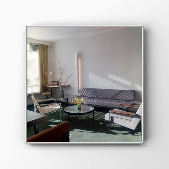 1x mid century interior Photography, 1964 | square fine art large, Paper, Multi Color (photo 3 of 5)