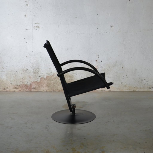 1x drehbarer Canvas-Stuhl