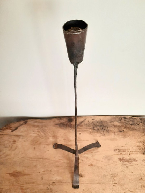 Image 1 of Set di 2 sottili candelabri moderni del Medioevo