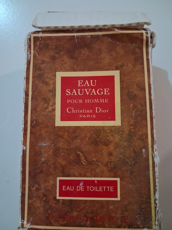 Image 1 of Bouteille vintage Dior eau de toilette "Sauvage"