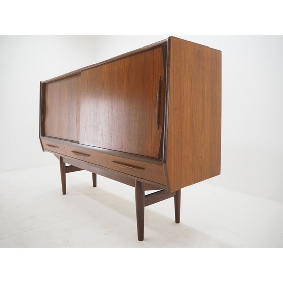 Image 1 of Vintage Teak Highboard, Danish 1960s