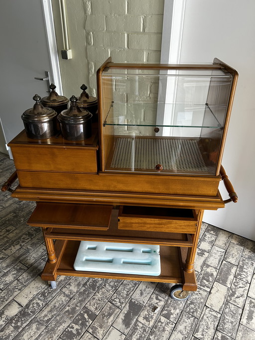 Vintage serving trolley