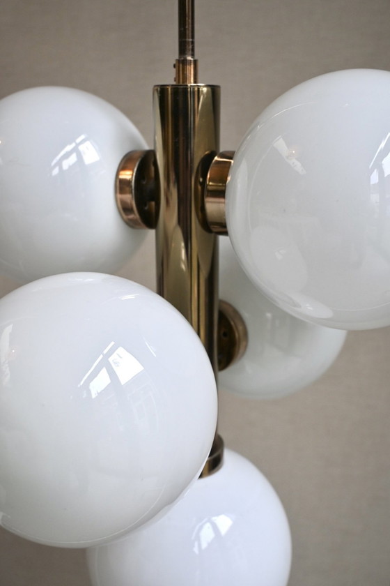 Image 1 of Lampada a globo massiccia, probabilmente degli anni '80