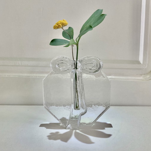Vaso di vetro vintage