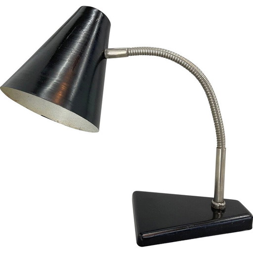 Vintage industrial adjustable table lamp, 1950s