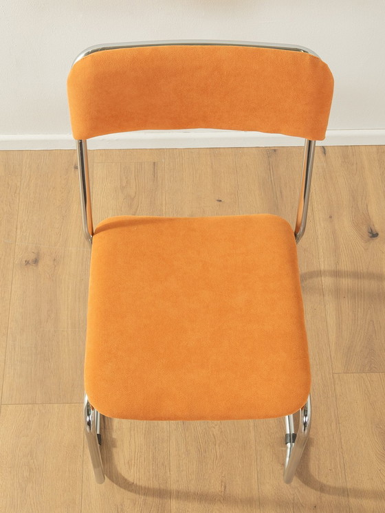 Image 1 of 4x Chromen Stoelen, 1970 Vintage