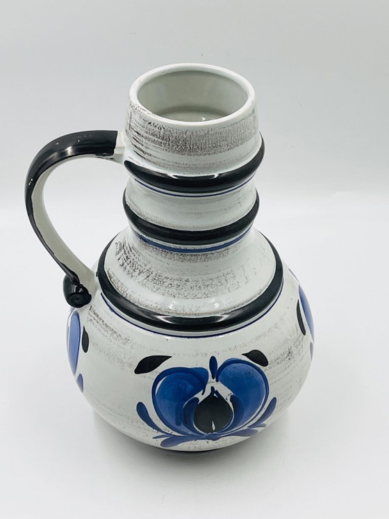Image 1 of West German vase with handle