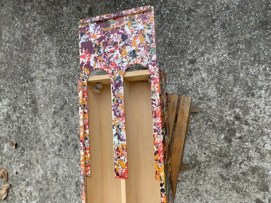 Wooden Hand Painted Wine Bottle Holder, 2010s – Wine racks (photo 2 of 4)
