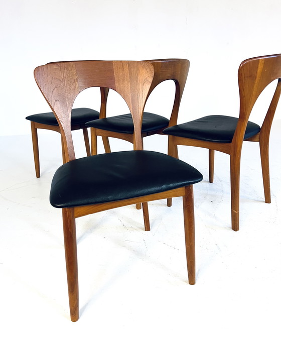 Image 1 of 4X 'Peter' Dining Chair, Niels Koefoed