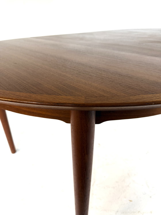 Image 1 of Vintage extendable Danish teak dining table, 1960s
