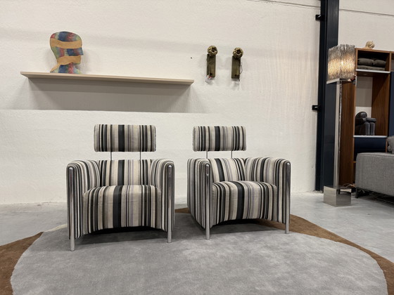 Image 1 of 2 Leolux Goncharov Armchairs Fabric