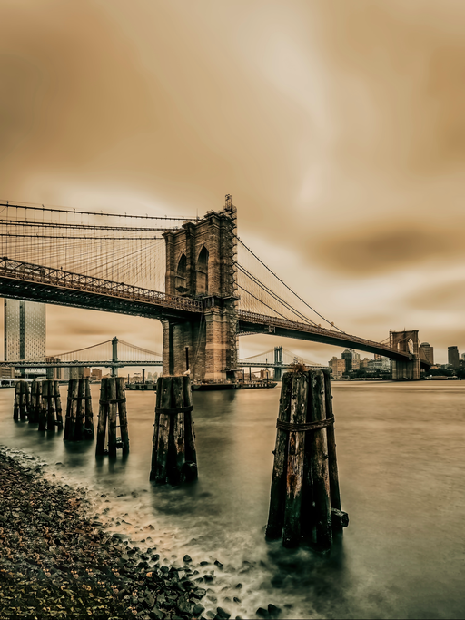 Fabian Kimmel - Puentes y el río, Nueva York