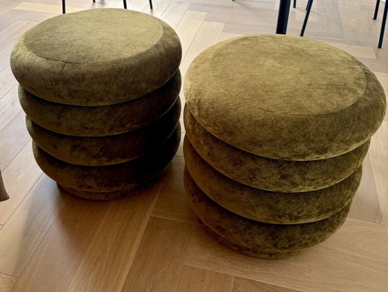 2 x Ferm Living Poufs & repose-pieds – Velvet, Polyester (photo 2 of 5)
