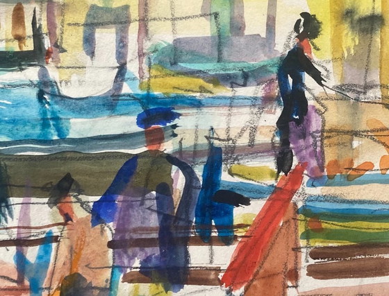 Image 1 of Acuarela sobre papel de Paul Girol