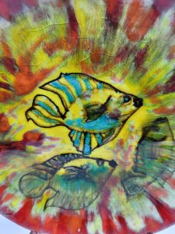 Image 1 of Placa decorativa Youen para Quimper, Francia1950s