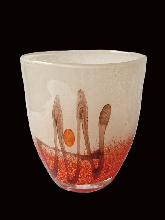 Image 1 of Studio Glass - Solid vintage vase