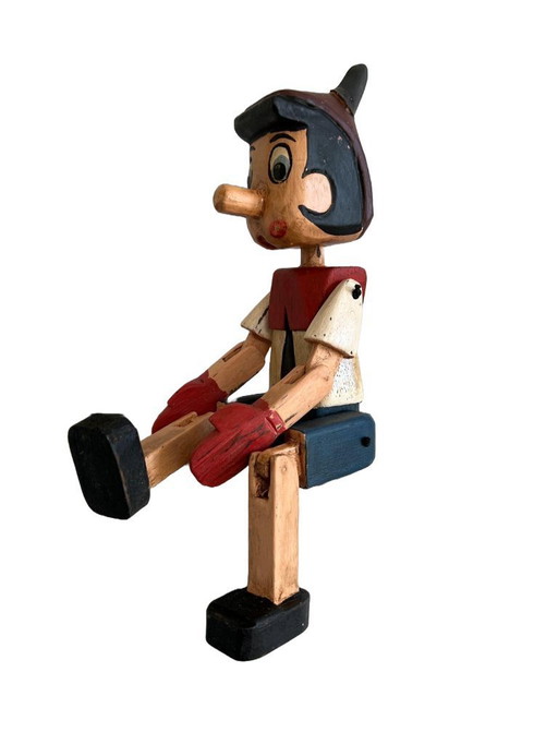Nostalgic wooden figure Pinocchio