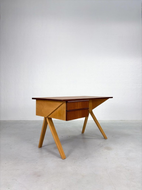 Image 1 of Scrivania Pastoe 'EB32' serie betulla di Cees Braakman