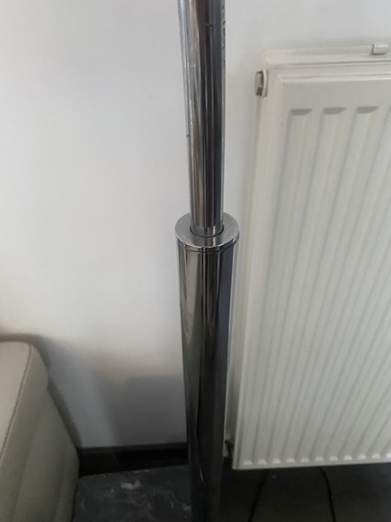 Image 1 of Large XXL arc lamp with heavy marble block base