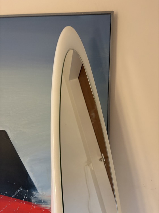 Image 1 of Miroir sur pied avec éclairage style Unghia