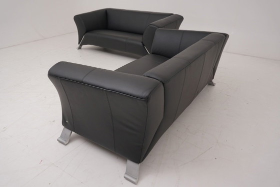 Image 1 of Rolf Benz 322 Garnitur Couch Sofa 2x Zweisitzer Zweieinhalbsitzer Leder