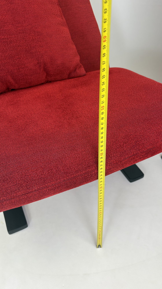 Image 1 of 2 poltrone Concorde rosse design Pierre Paulin Artifort