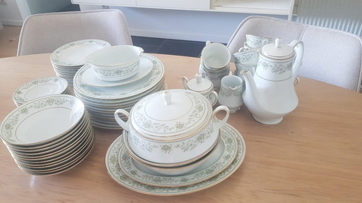 Noritake Dinnerware Set Blue Hill 12 Persons