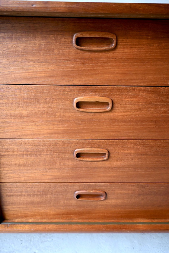 Credenza bassa vintage in teak Omer Lefèvre Utrecht 200 – Credenze, Legno (photo 13 of 15)
