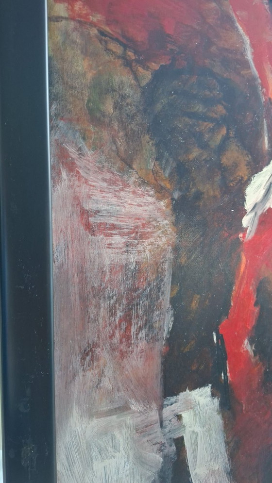 Image 1 of Kees van de Wal - Complete Series of 6 Large Abstract Paintings