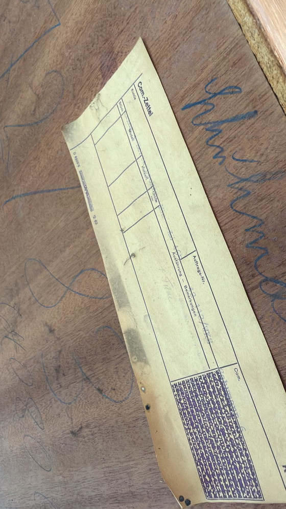 Image 1 of Vintage teak houten kast / dressoir met 2 deuren