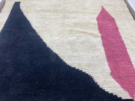 Image 1 of Handgeknüpfter Beni-Ourain-Wollteppich, 3 x 3 m