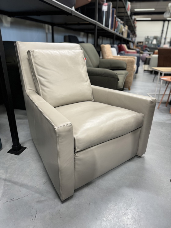 Image 1 of Linteloo Sky Armchair Cuir gris