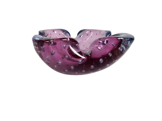 Image 1 of Murano - Sommerso - Bullicante - Eingeschlossene Luftblasen - Italien - 60er Jahre