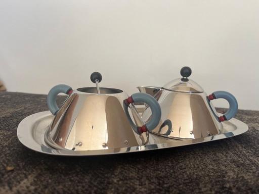 Alessi sugar and milk set M. Graves