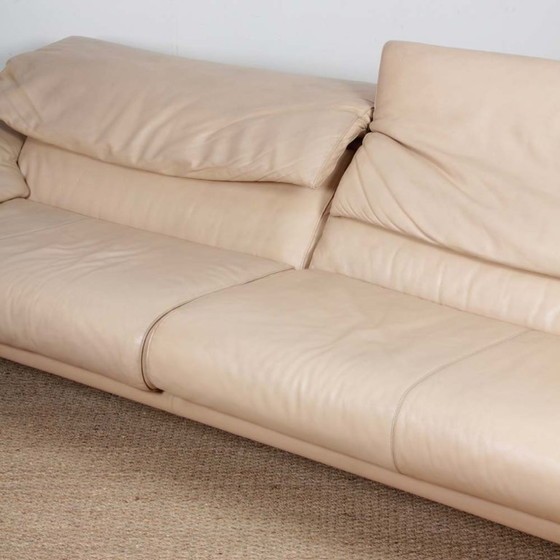 Image 1 of Alanda leren bank van Paolo Piva voor B&B Italia, 1980