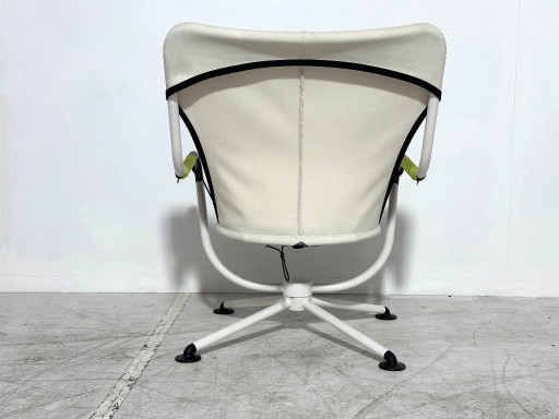 (3 disponibili) Poltrona Vitra Waver - Konstantin Grcic - bianco/verde - poltrona girevole - fuori produzione (photo 2 of 7)
