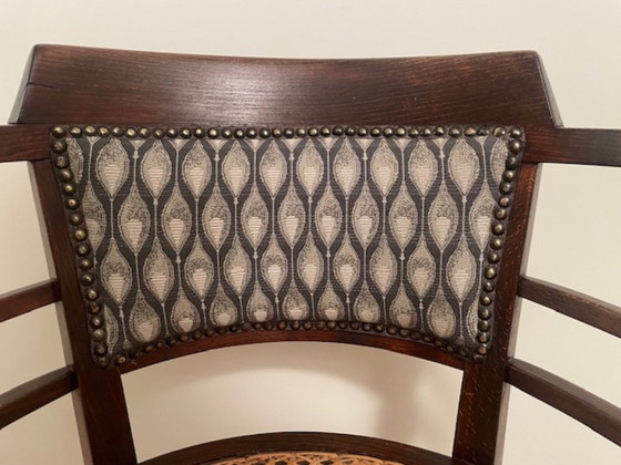 Image 1 of Thonet Fauteuil van Otto Wagner nr6514 Wiener Werkstätte