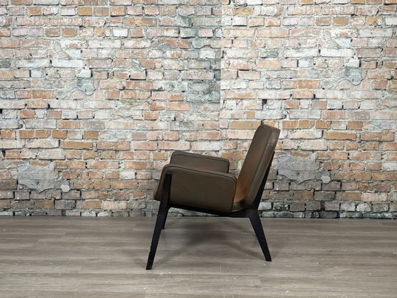 Poltrona Frau Jockey – Cognac | Poltrona Frau Style Center – Armchairs, Leather, Wood (photo 4 of 16)