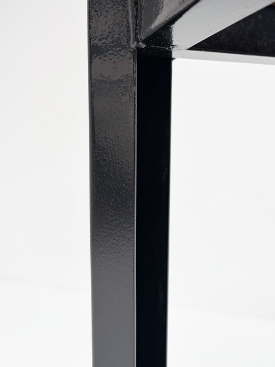 Midcentury Dining table by Wim Rietveld for Ahrend De Cirkel, 1960s – Metal, Wood (photo 11 of 14)