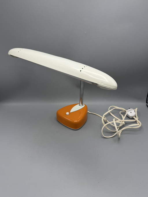 Rare Matsushita / National table lamp - model FS-193E - beige/orange - 1970
