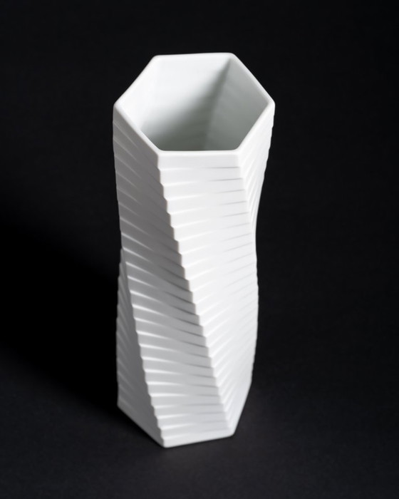 Image 1 of ROSENTHAL Studio-Line WERNER UHL Bisque Porcelain Vase Trio PISA Postmodernism