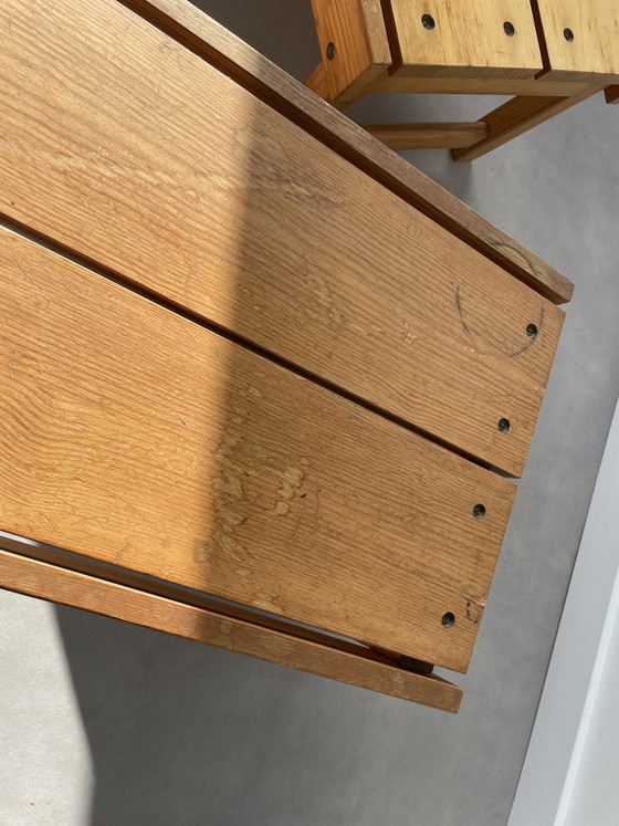 Image 1 of 2 x Rastad & Relling vintage houten bankjes